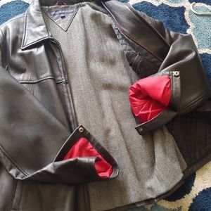 Genuine Tommy Hilfiger Smooth Leather Jacket